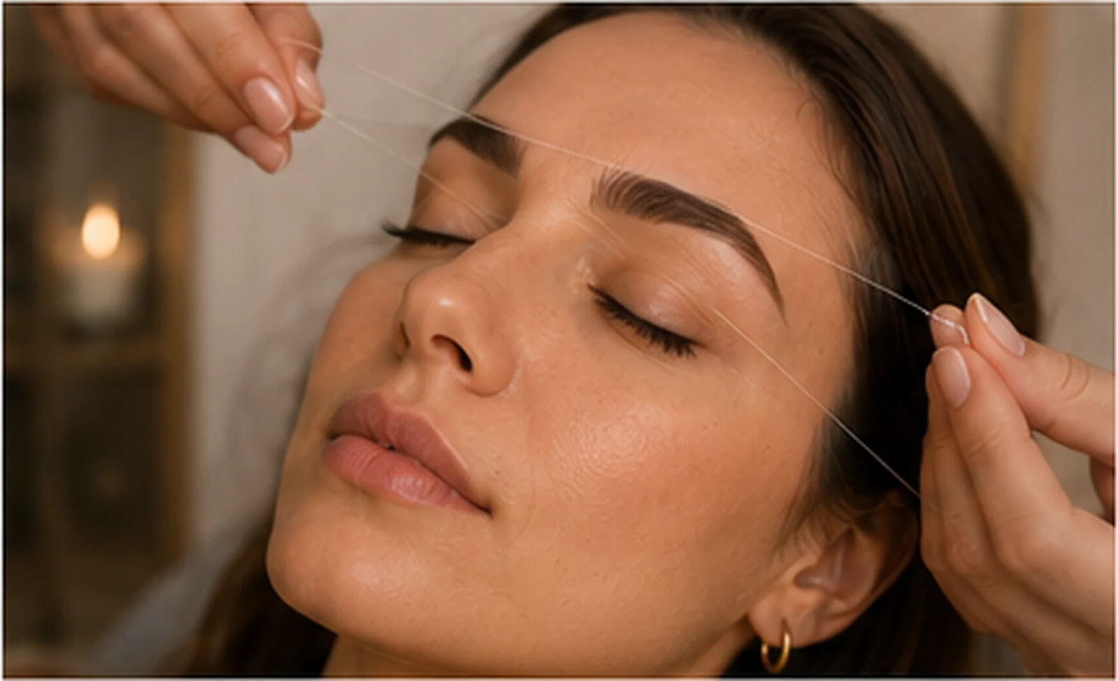 Threading Berlin. bei Beautyrella Berlin.